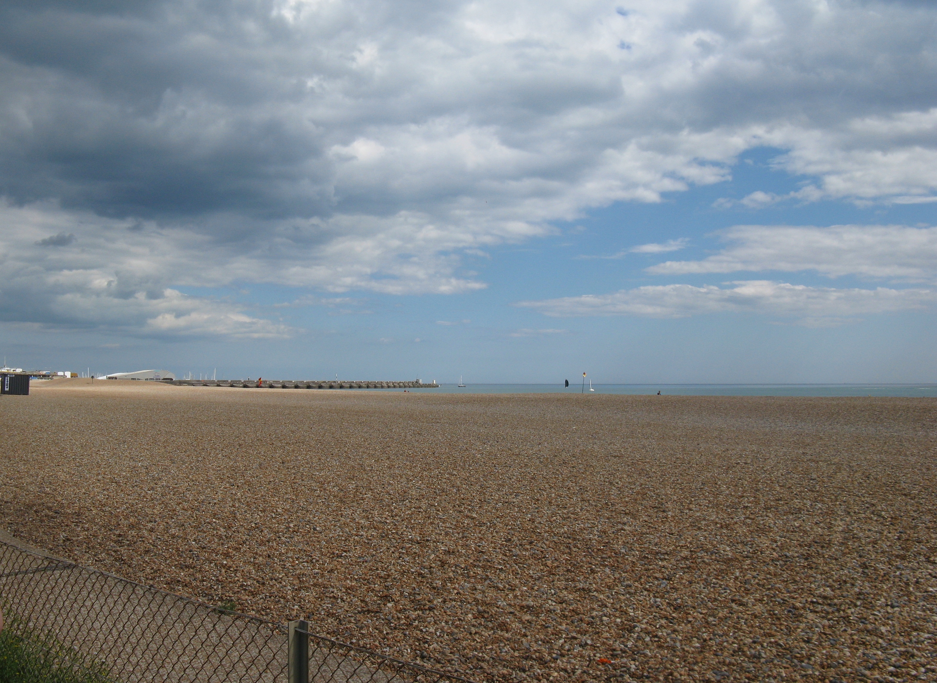 Brighton pebble beach — 'only pebbles'