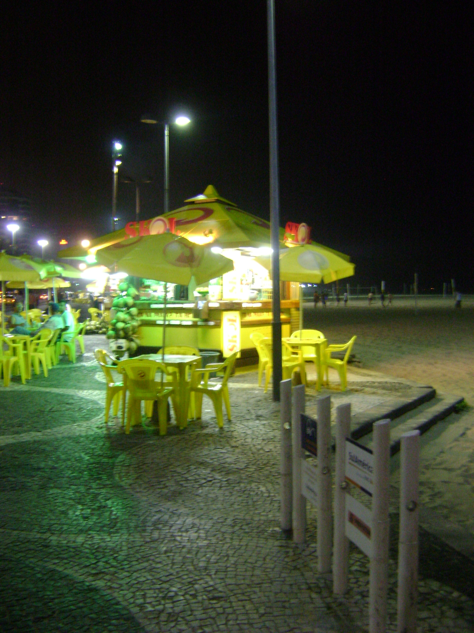 A numbered kiosk on Avenida Atlântica