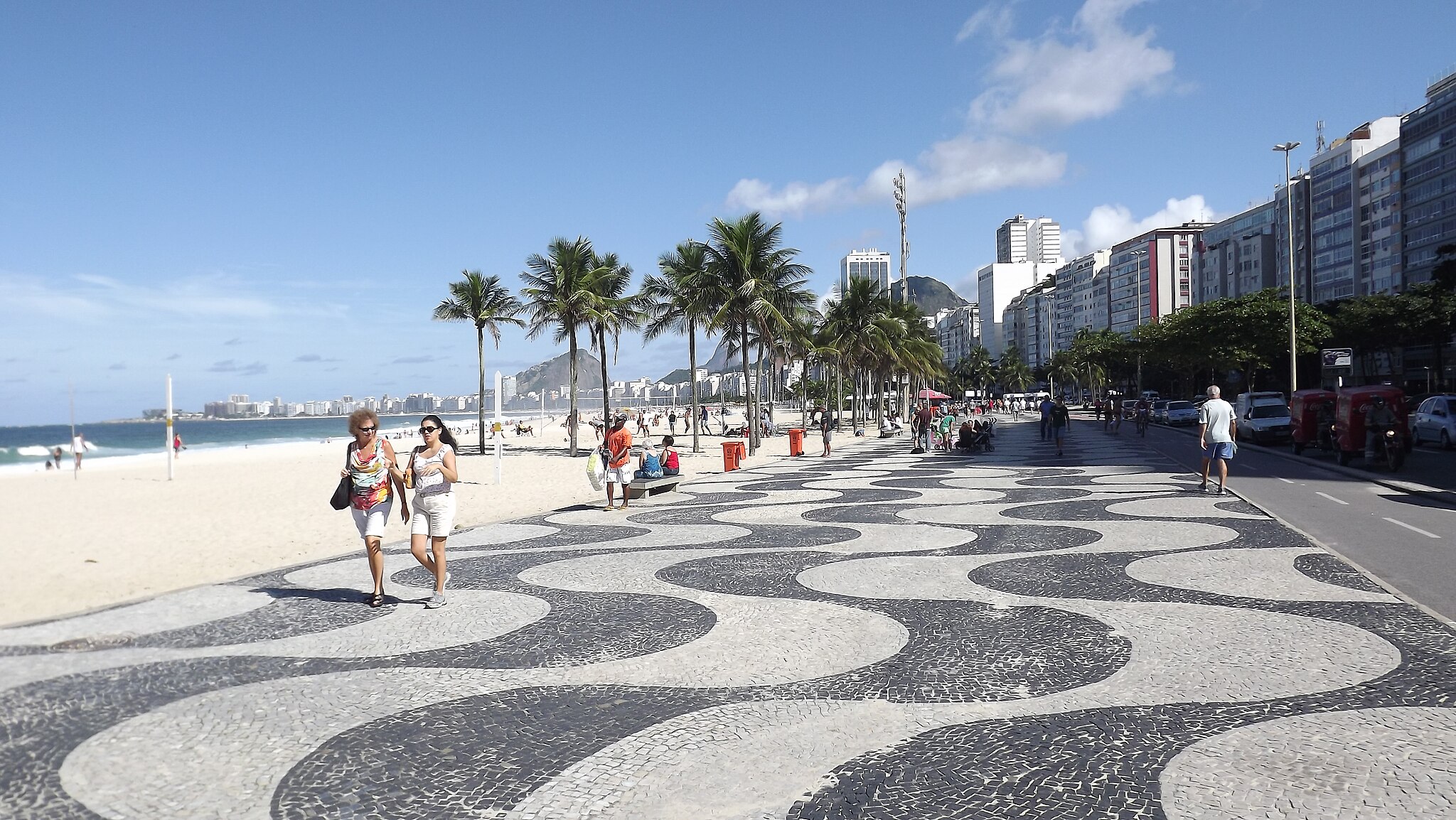 Calçadão de Copacabana — the Burle Marx wave pavement
