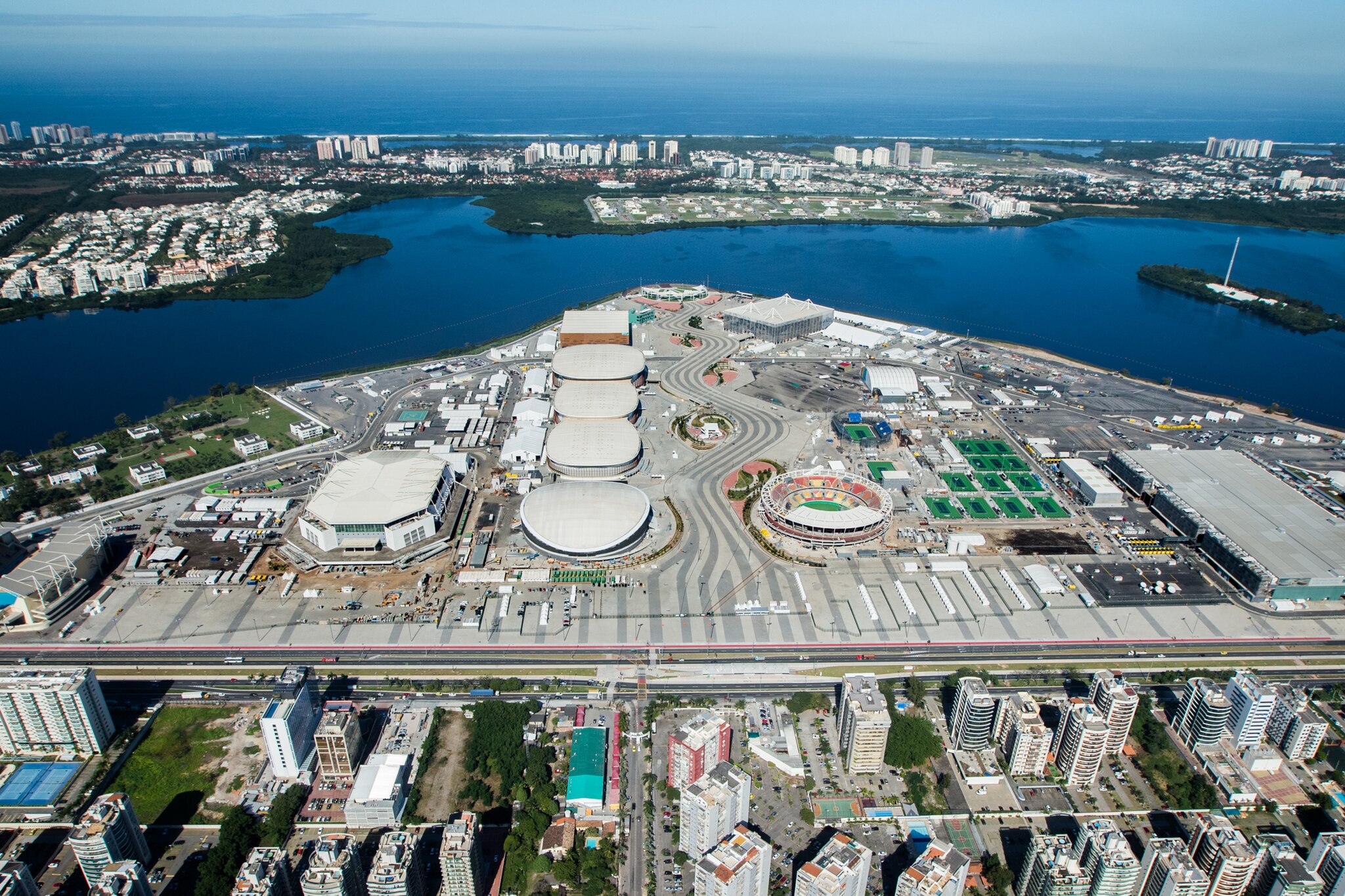 Rio 2016 — beach volleyball venue on Copacabana