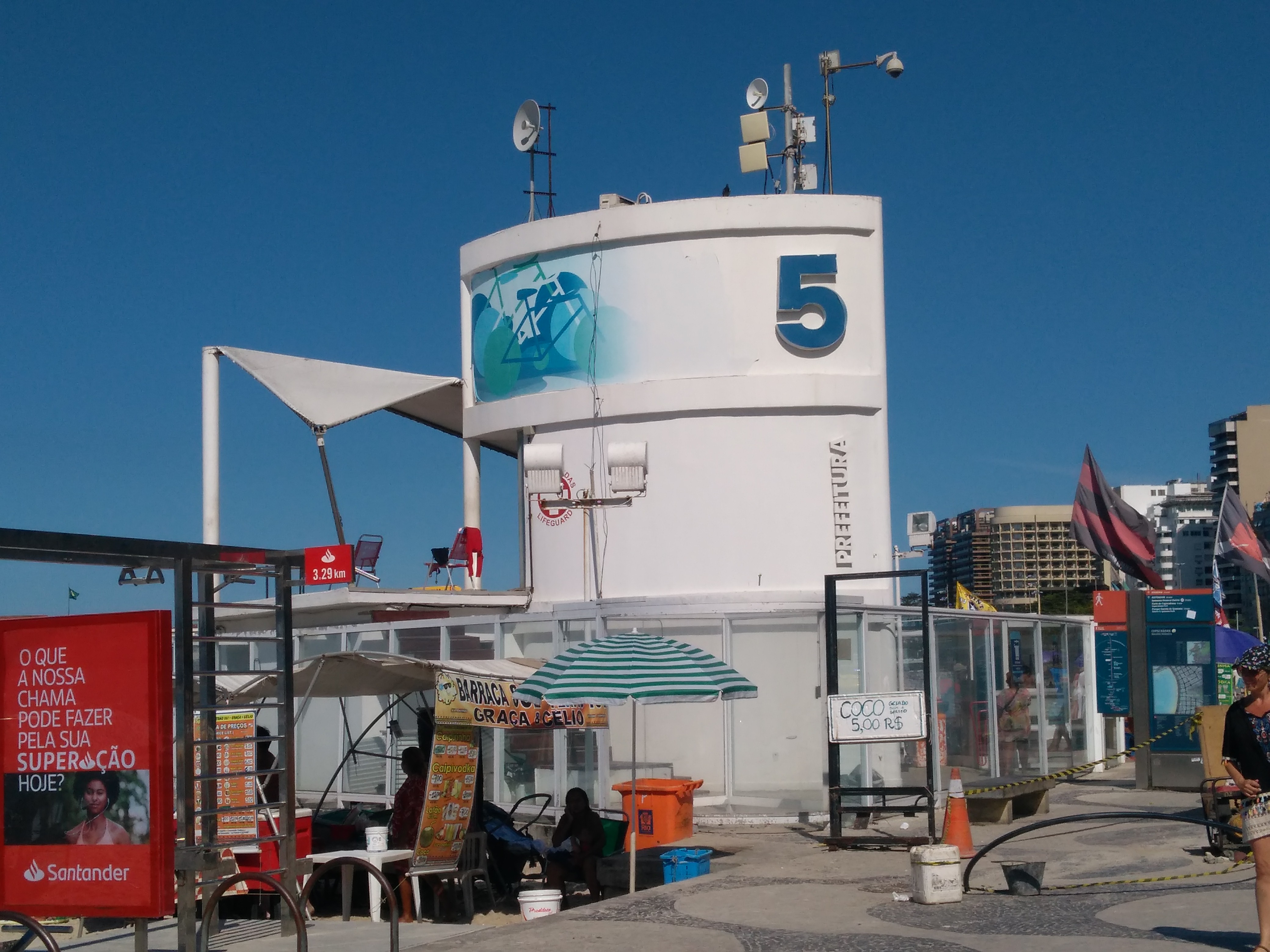Posto 5 — Copacabana lifeguard station
