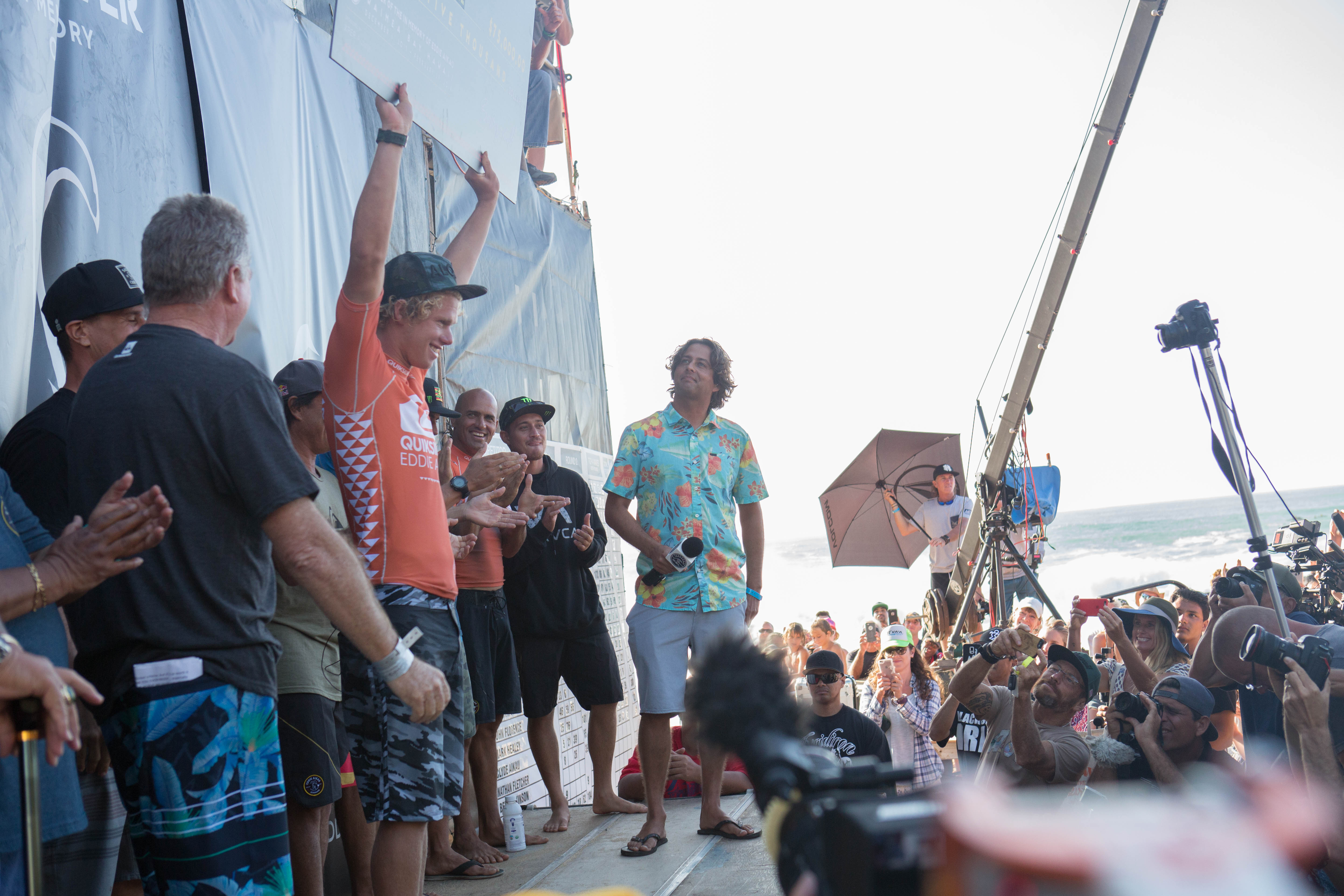 The Eddie Aikau Big Wave Invitational at Waimea Bay, February 2016